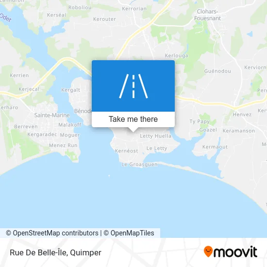 Rue De Belle-Île map