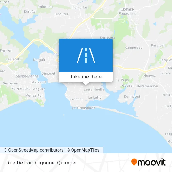 Rue De Fort Cigogne map