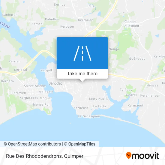Rue Des Rhododendrons map