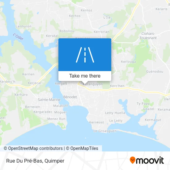 Rue Du Pré-Bas map