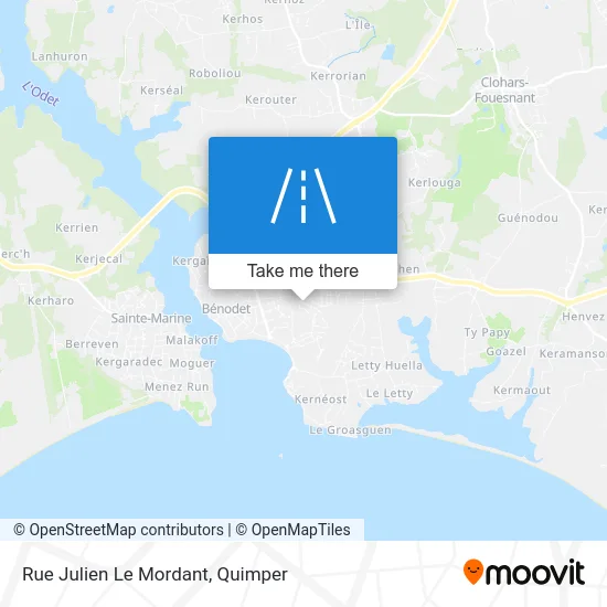 Rue Julien Le Mordant map