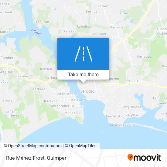 Rue Ménez Frost map