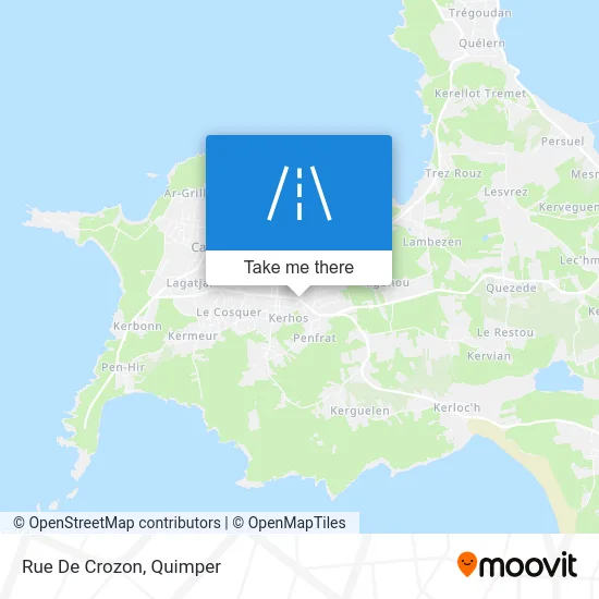 Rue De Crozon map