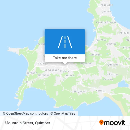 Rue De La Montagne map