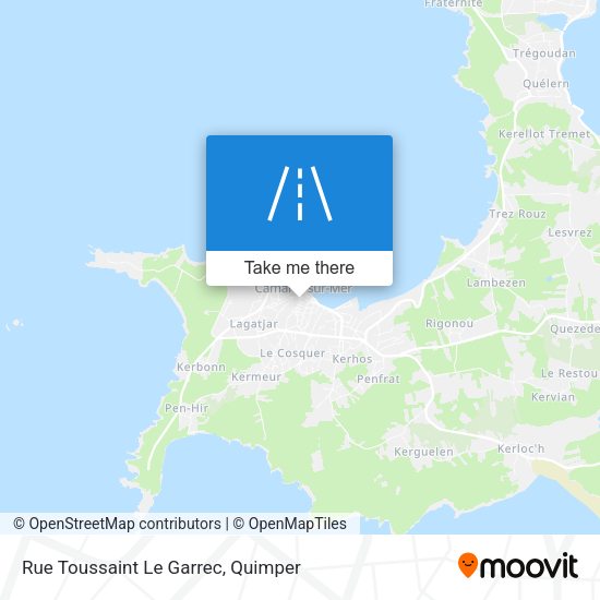 Rue Toussaint Le Garrec map