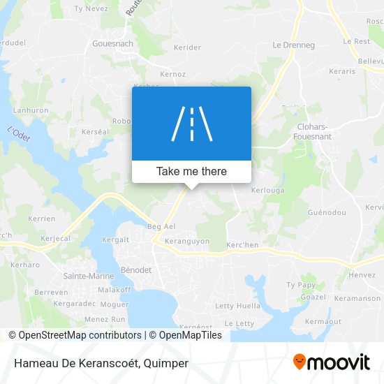 Hameau De Keranscoét map