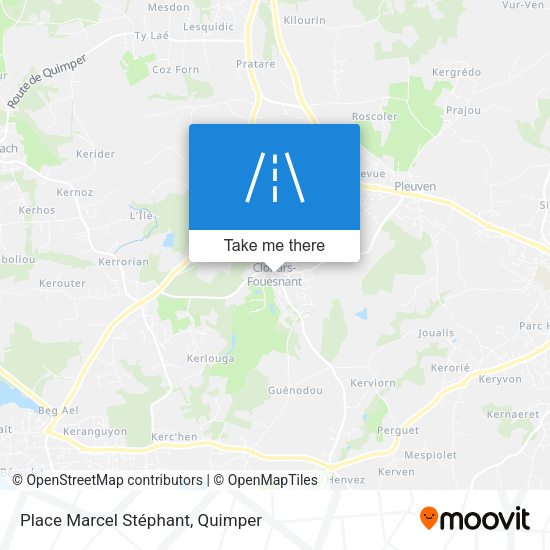 Place Marcel Stéphant map