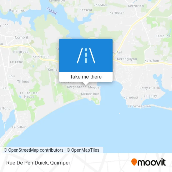 Rue De Pen Duick map
