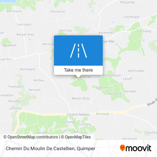 Chemin Du Moulin De Castellien map