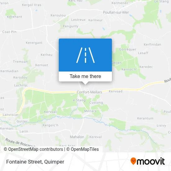 Rue De La Fontaine map