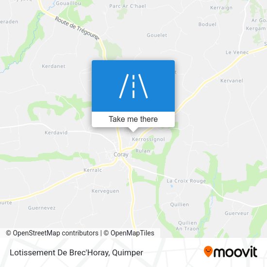 Lotissement De Brec'Horay map