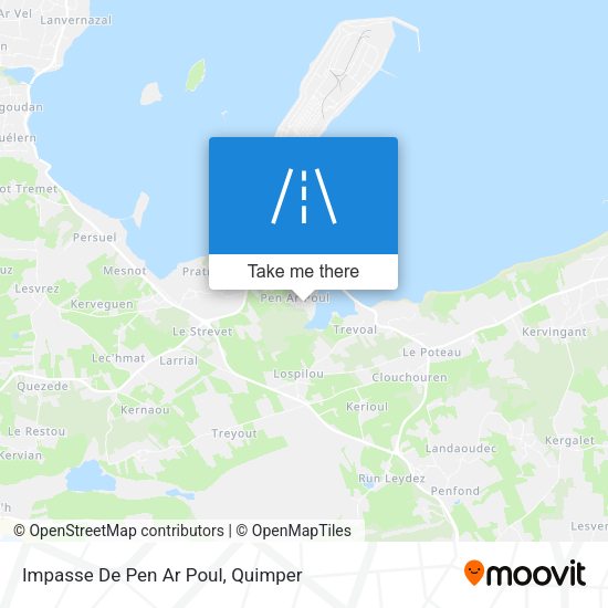 Impasse De Pen Ar Poul map