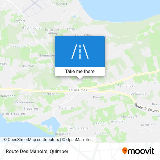 Route Des Manoirs map
