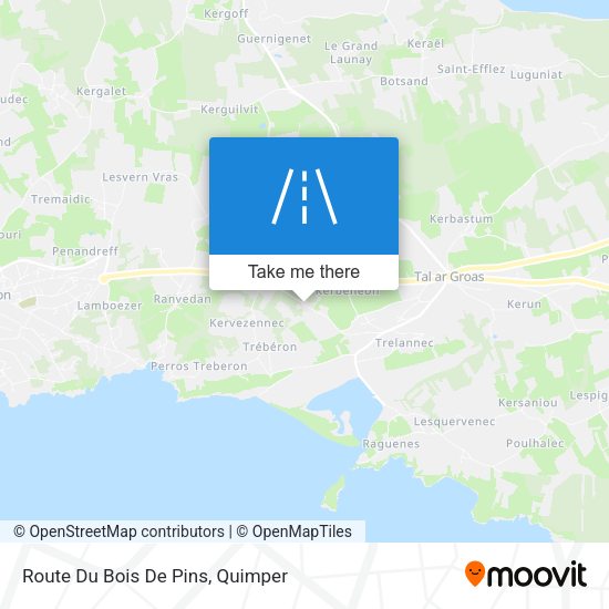 Route Du Bois De Pins map