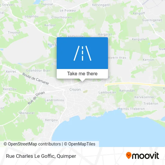 Rue Charles Le Goffic map