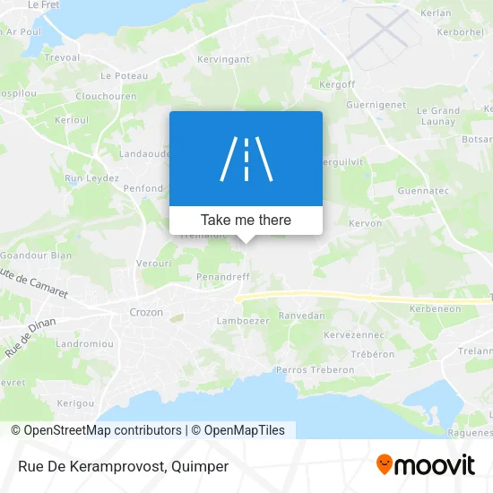 Rue De Keramprovost map