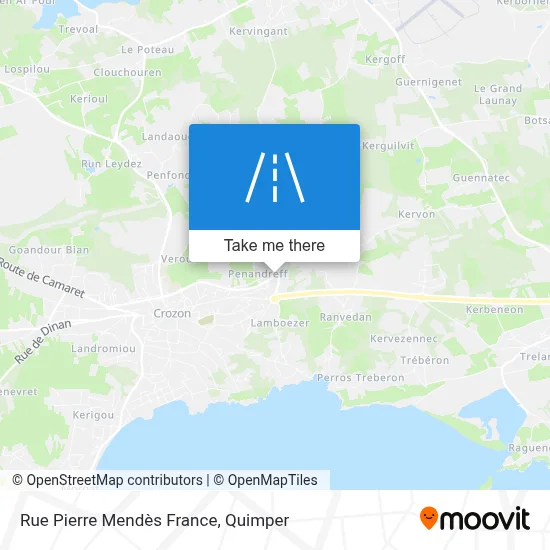 Rue Pierre Mendès France map