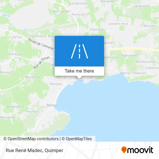 Rue René Madec map
