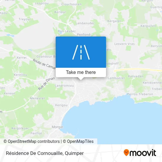 Résidence De Cornouaille map