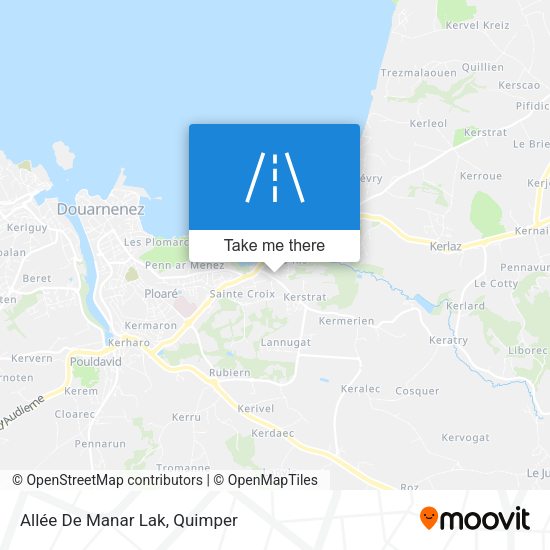 Allée De Manar Lak map