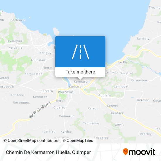 Chemin De Kermarron Huella map