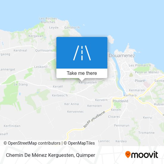Chemin De Ménez Kerguesten map