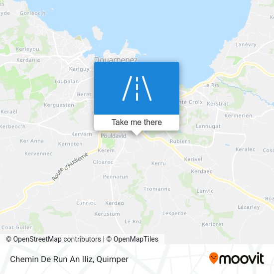 Chemin De Run An Iliz map