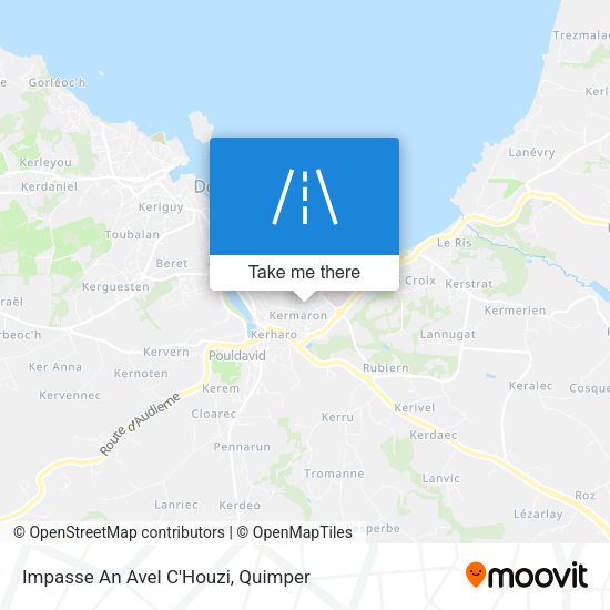 Impasse An Avel C'Houzi map