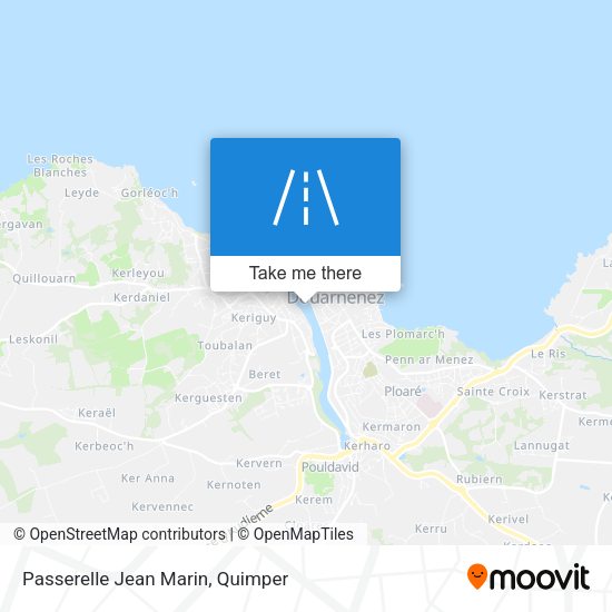 Passerelle Jean Marin map