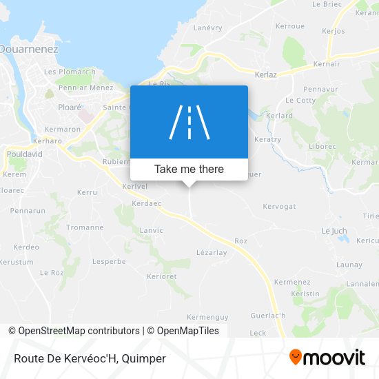 Route De Kervéoc'H map