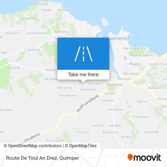 Route De Toul An Drez map