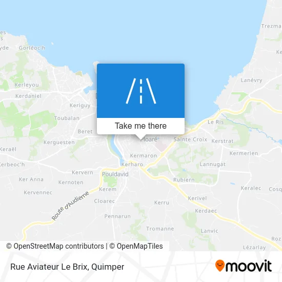 Rue Aviateur Le Brix map