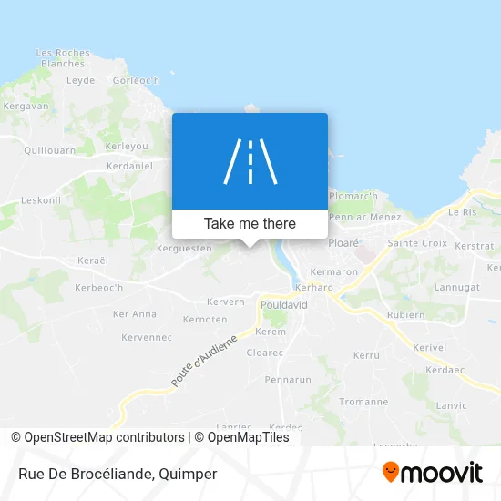 Rue De Brocéliande map