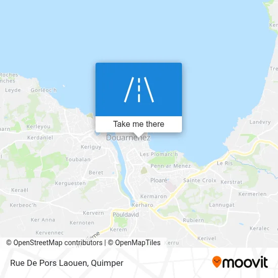 Rue De Pors Laouen map