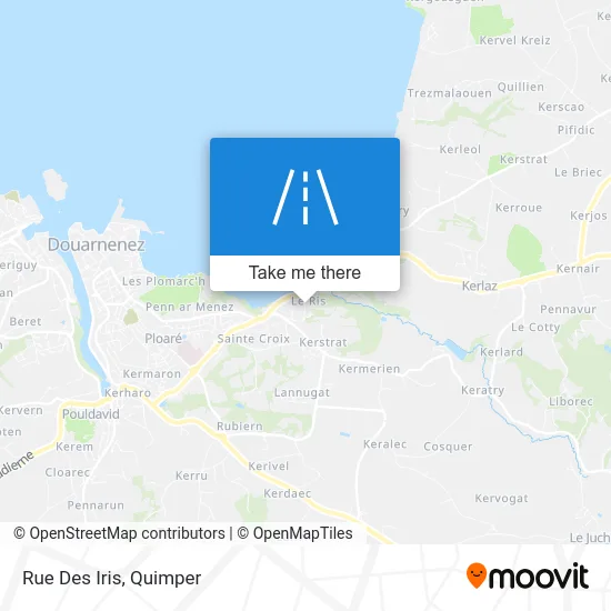 Rue Des Iris map