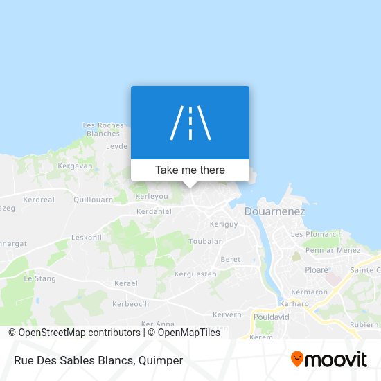 Rue Des Sables Blancs map