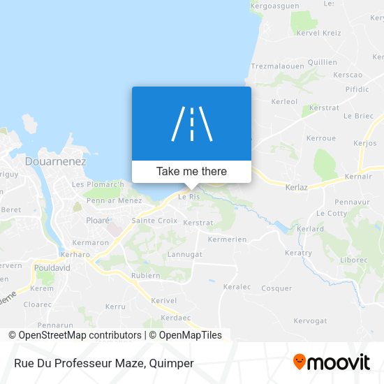 Rue Du Professeur Maze map