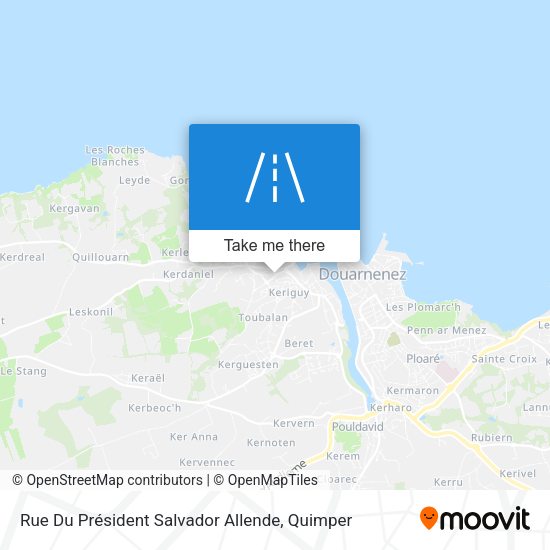 Rue Du Président Salvador Allende map
