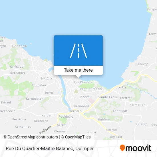 Rue Du Quartier-Maître Balanec map