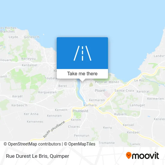 Rue Durest Le Bris map