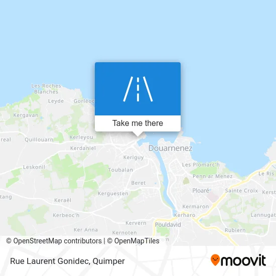 Rue Laurent Gonidec map