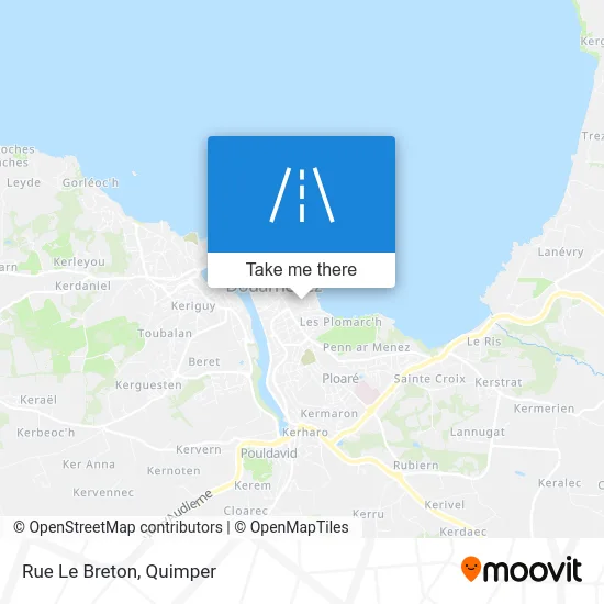 Rue Le Breton map