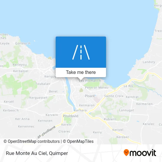 Rue Monte Au Ciel map