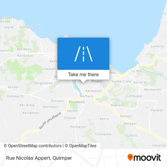 Mapa Rue Nicolas Appert