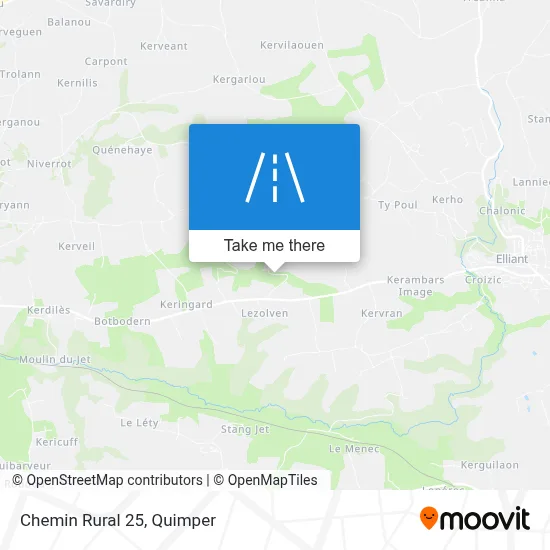 Chemin Rural 25 map