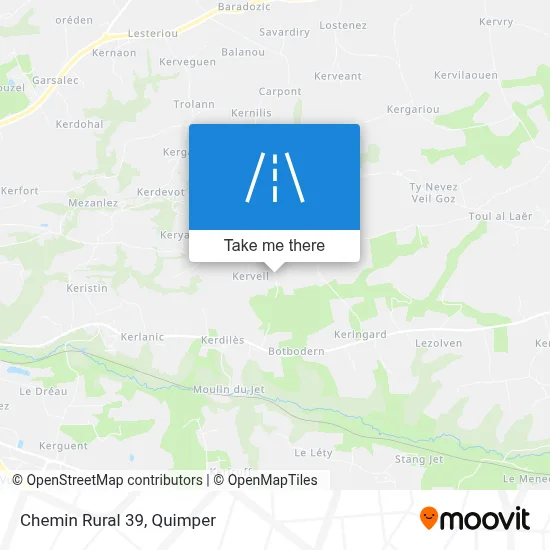 Chemin Rural 39 map