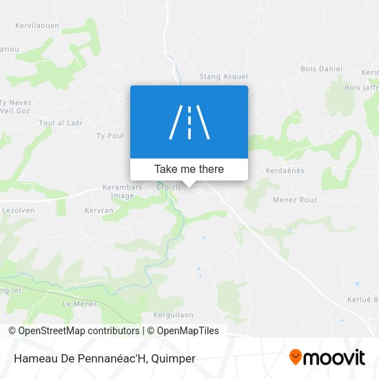 Hameau De Pennanéac'H map