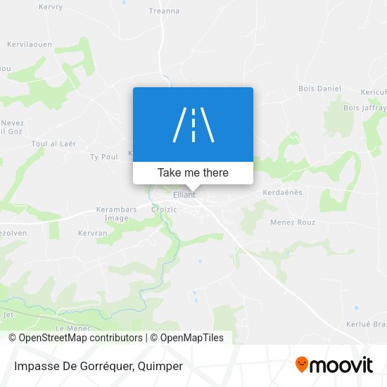 Impasse De Gorréquer map
