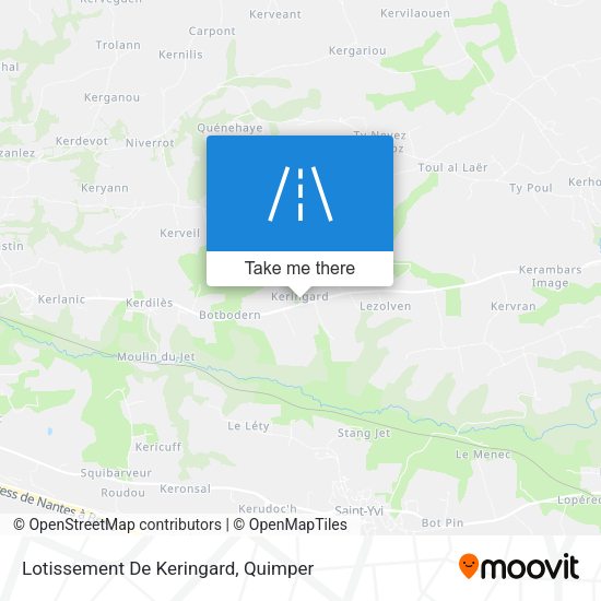 Lotissement De Keringard map