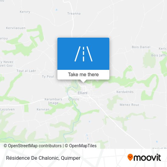Résidence De Chalonic map